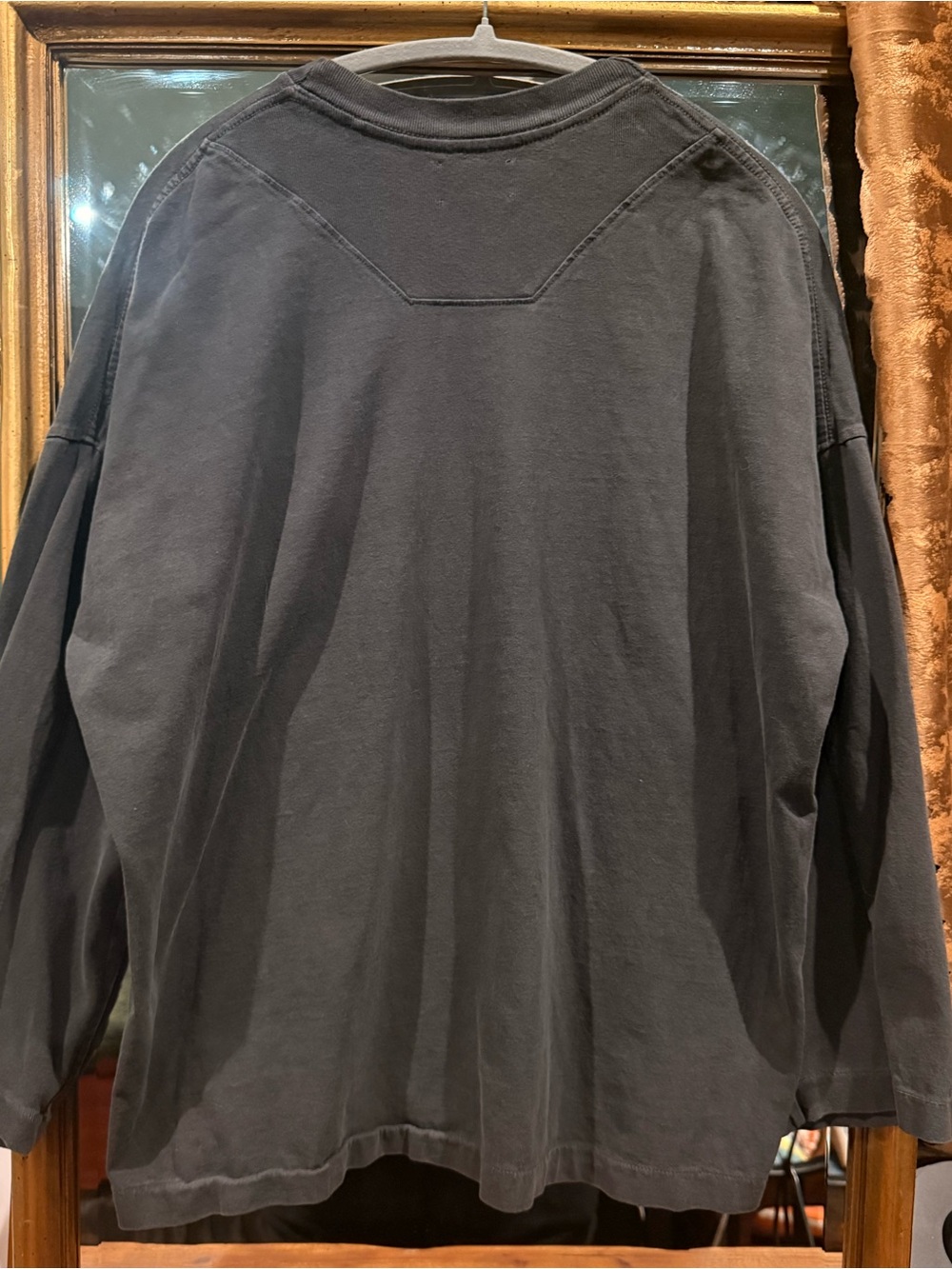 Joah Brown ✨Custom Dyed✨ Logo Patch Panel Long Sleeve Tee - Picture 6 of 7